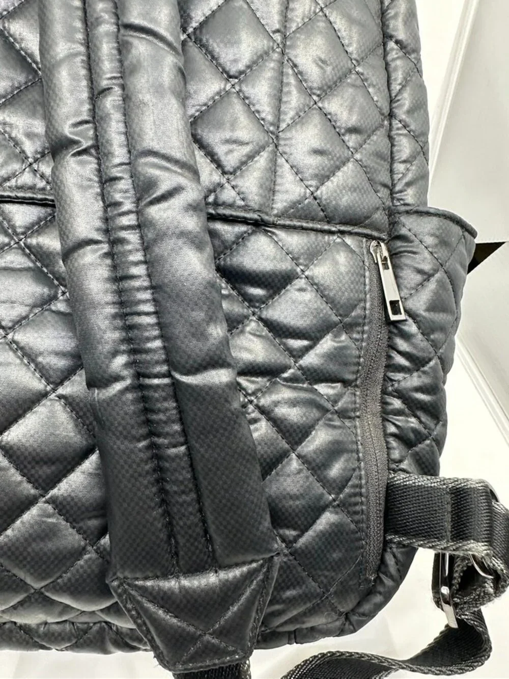 Oliver Thomas Kaden Quilted Black Backpack